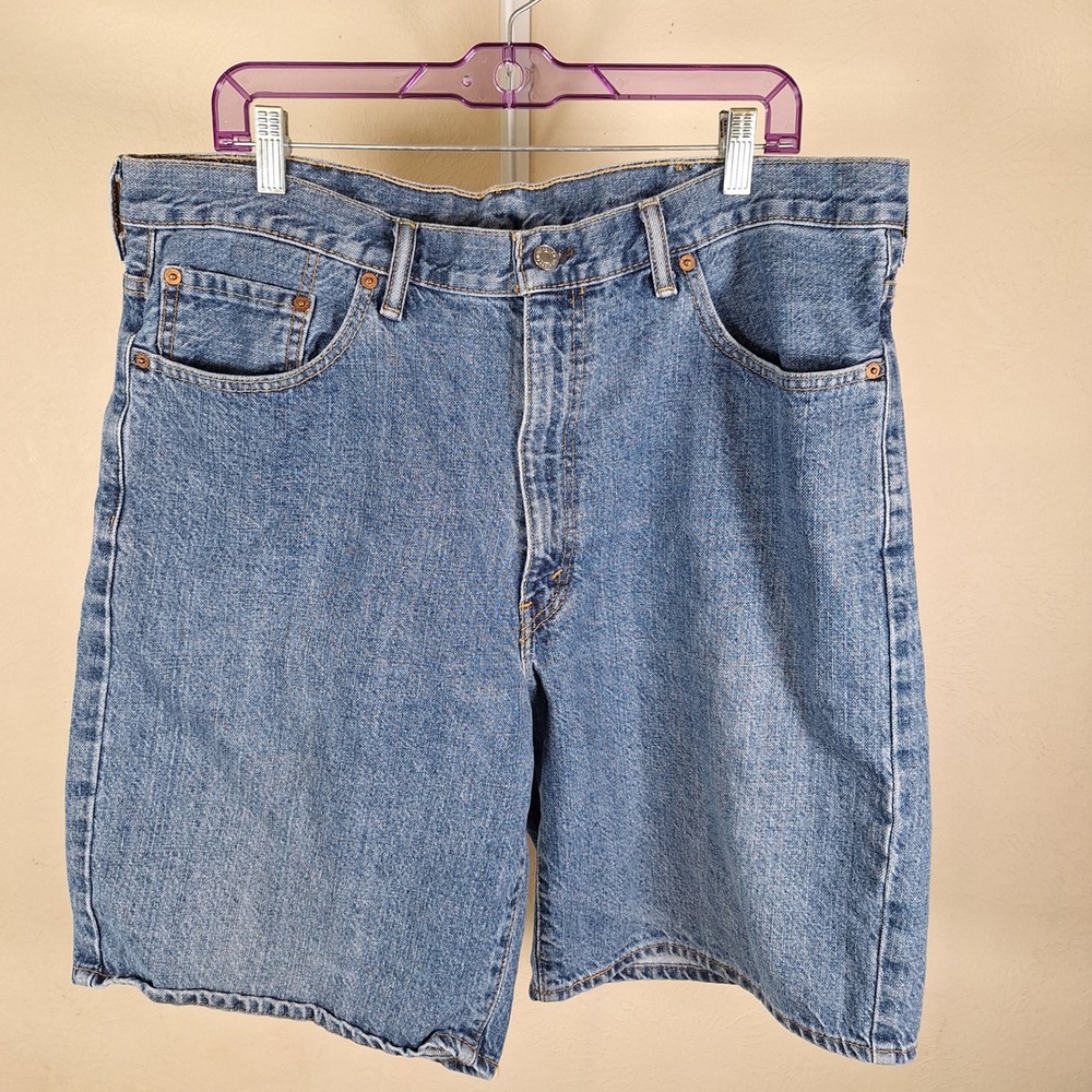 Levis 550 Vintage Y2K Jorts Denim Jean Shorts Baggy Wide Leg Relaxed Grunge 40